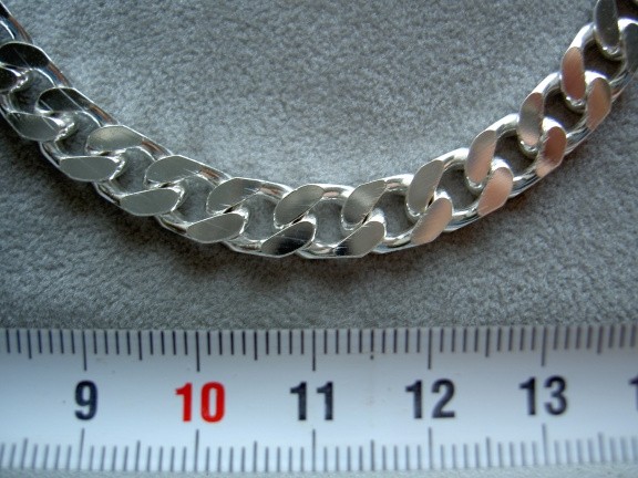 Ook Bestaan Onzuiver Zilveren halsketting 7.2 mm 50-60cm Heren gourmet - Herenkettingen -  Budgetjuwelier